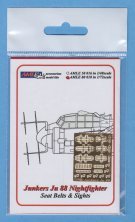 1/72 Junkers Ju-88 Nightfighter-seat belts and gun sights
