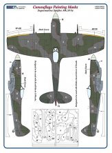 1/72 Camouflage masks S.Spitfire Mk.XVIe (HELL/SW)