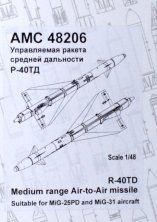 1/48 R-40TD Med.range Air-to-Air missile