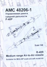 1/48 R-40R Medium range Air-to-Air missile