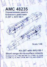 1/48 Kh-29T with AKU-58-1 SR Air-to-surface missile