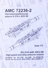 1/72 Kh-31A with AKU-58 Anti-ship Airborne Missile