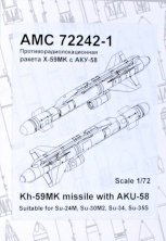 1/72 Kh-59MK missile with AKU-58 launcher