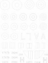 1/48 Hawker Hurricane Mk.I tropical masks