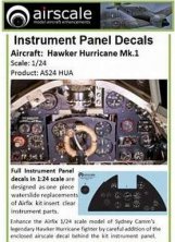 1/24 Hawker Hurricane Mk.I Full Instrument Panel