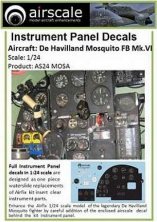 1/24 De Havilland Mosquito NF.II / FB Mk.VI. Mk.VI Full Instrume