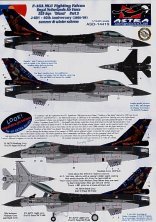 Astra Decals F-16A MLU RNLAF 323 Sqn 'Diana' 1/144