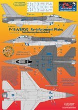1/48 Scale F-16 Reinforcement plates
