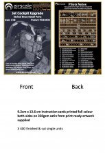 Airscale 1/48 Cockpit Instrumente MFD Schleudersitze