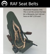 Airscale RAF Sicherheitsgurte WWII Sutton Harness 1/24