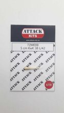 Canon m�tallique KwK 38 L/42 1/72 Attack