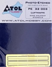 1/32 Luftwaffe wing walkway stencils