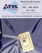 1/48 Bf-109 scribing template
