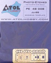1/48 Junkers Ju-88 scribing template
