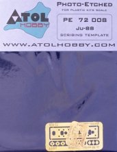 1/72 Junkers Ju-88 scribing template