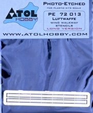 1/72 Luftwaffe wing walkway stencils LONG