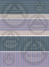 1/144 5 colour upper and lower bolt and joined bolt lozenge