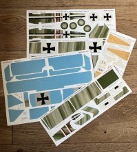 1/24 Fokker Dr.I 588/17 Ltn. Hans Werner, Jasta 14