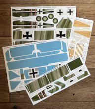 1/24 Fokker DR.I 588/17 Gefr. Reinhold Preis, Jasta 14