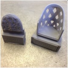 1/32 Peach Basket seat and cushion for Nieuport types