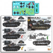 1/16 decals 4. Pz.Div. Pz.Kpfw.III Ausf.E, Ausf.F, Ausf.G & J