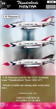 1/48 Thunderbirds team McDonnell F-4E Phantom decals