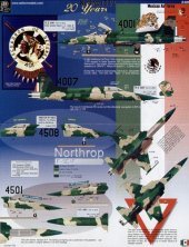Aztec 1/72 Northrop F-5E/F Tigers Mexikanische Luftwaffe