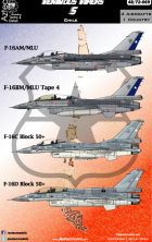 Aztec 1/72 Venomous Vipers 5 F-16AM/MLU F-16BM/MLU F-16CX F-16D Aztec 1/72 Venomous Vipers 5 F-16AM/MLU F-16BM/MLU F-16CX F-16D