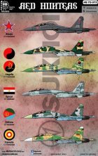 1/72 Red Hunters Sukhoi Su-27, Su-30 & Su-35 Russia & Africa