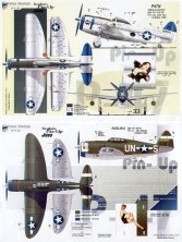 1/72 Pin Up Thunderbolts (2) Republic P-47D/N Thunderbolt