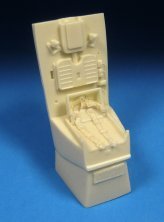 1/48 Bf-109G-2 Though Bf-109G-10 Seat with Molded Belts