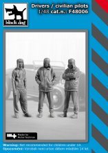 1/48 Drivers / civilian pilots 3 figures