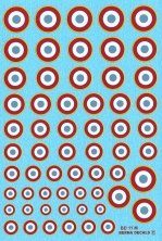 1/72 French roundels Armee de lair 1943-82
