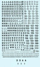 Berna Decals 1/72 Immatriculations Fran�aises Mirage F1 & 2000