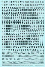 1/72 Identifications markings for French Sepecat Jaguar A & E