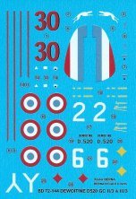 1/72 Dewoitine D 520 Gc II/3 & III/3