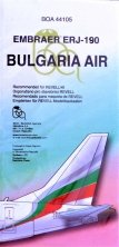 1/144 Decals Embraer ERJ-190 Bulgaria Air