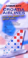 1/144 Decals A319 Croatia Airlines 2018 FIFA World Cup
