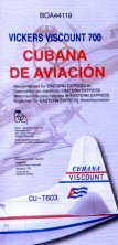 1/144 Decals Vickers Viscount 700 Cubana
