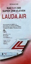 1/144 Decals BAC 1-11-500 Lauda Air MARK I