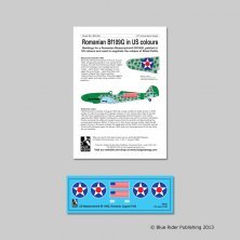Blue Rider D�cals Bf-109G Couleurs US Roumanie 1944 1/72