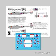 1/72 Yugoslavian Lockheed P-38L Lightning 2 As used in 1945