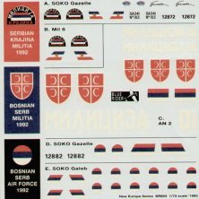 1/72 Serbian Air Forces 1991/92 5 Westland SA.324 Gazelle, A