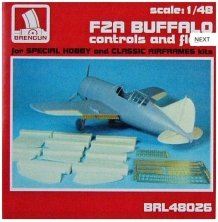 1/48 F2A Buffalo controls and flaps (SP.HOBBY)