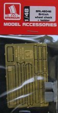 1/48 British wheel chock + ladder resin accessories for RAF
