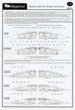 1/48 Mikoyan MiG-25 Foxbat Stencil Data