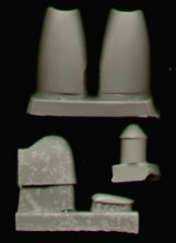 1/144 Tupolev Tu-116 Nose and Tail Comes conversion