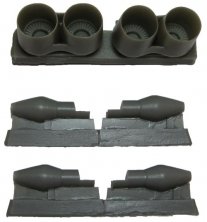 1/144 Tupolev Tu-144D Kolesov RD36-51A Engine Exhaust Nozzles