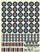 Colorado 1/48 Cocardes RAF Type C Insignes Nationaux