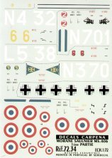 Colorado 1/72 Morane-Saulnier MS.406C1 Part 1 D�cals